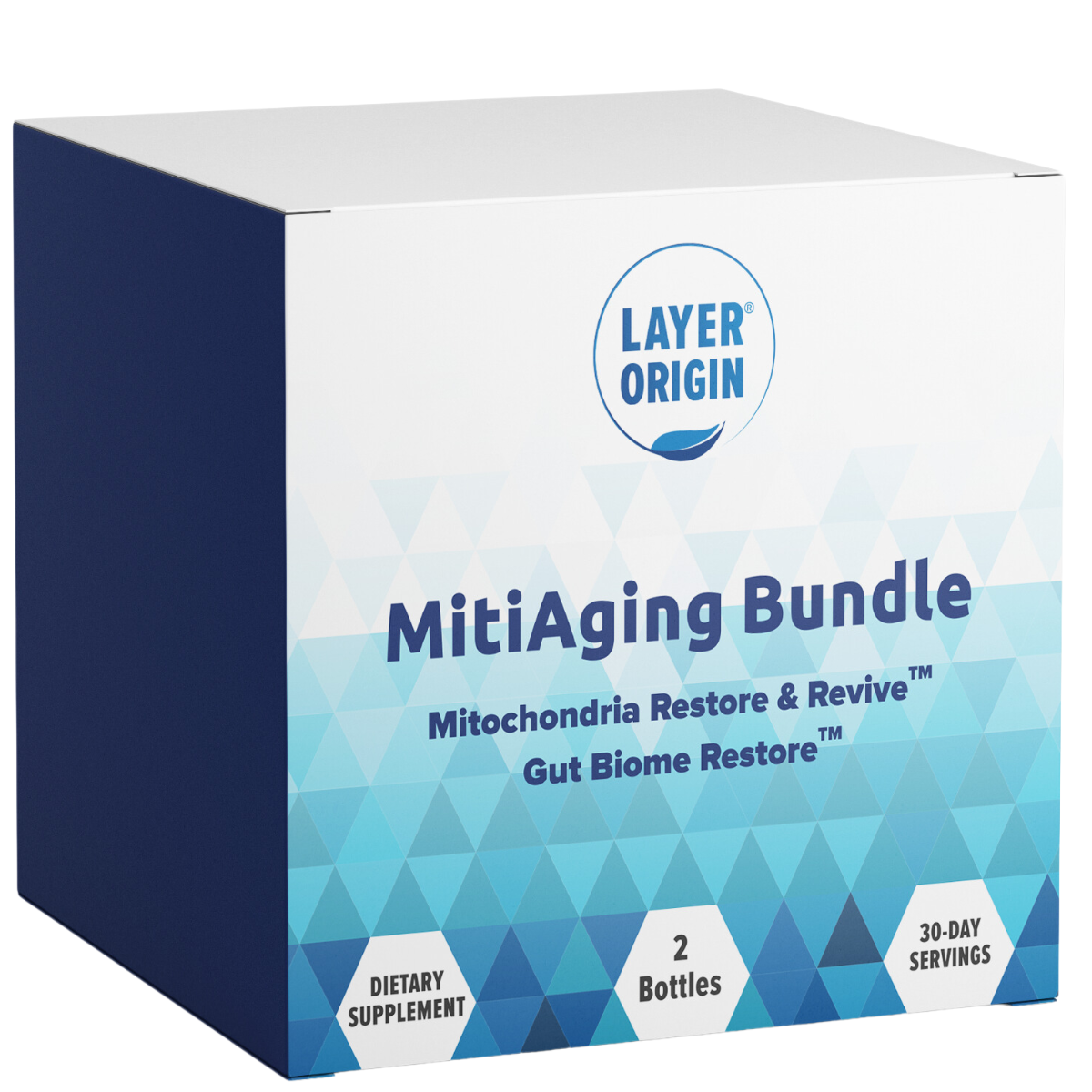The MitiAging Anti-Aging Bundle: Gut Biome Restore™ and Mitochondria Restore &amp; Revive™
